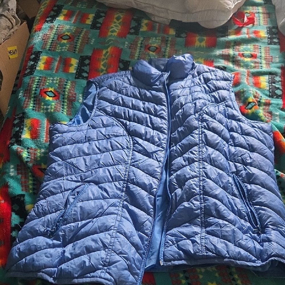 tek gear Blue Quilted Puffer Vest